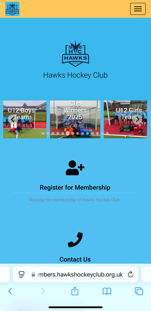 Membership Homepage