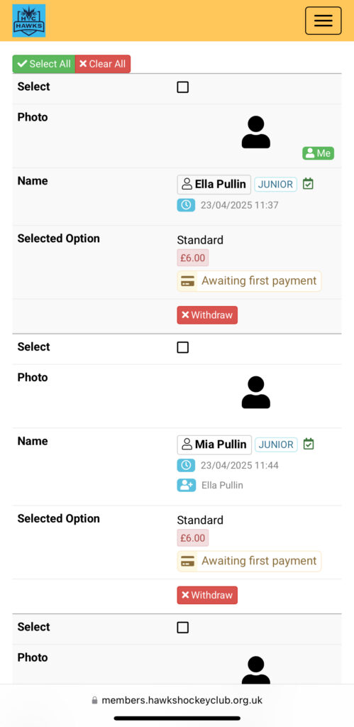 Withdraw
